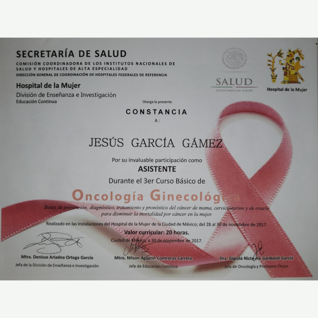 201711 3er Curso Básico de Oncología Ginecológica